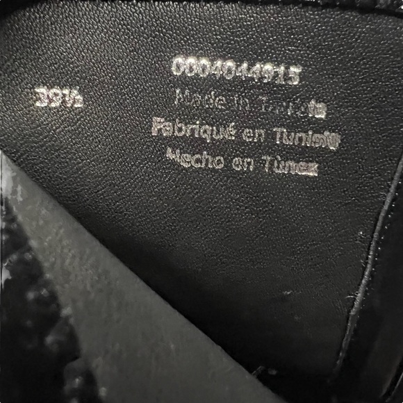 Free People Double Stack Black Patent Leather Platform Boots Size EU 39.5 NWOB - Picture 8 of 11